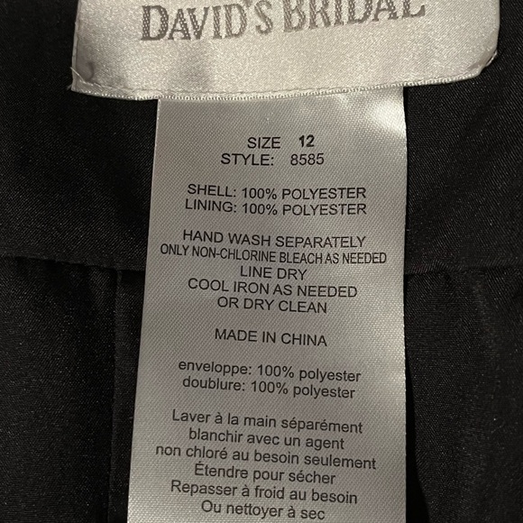 NWT David’s Bridal Bridesmaid Dress Sz 12 - Picture 9 of 9